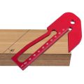 Portable Precision Right Angle Line Gauge Carpentry Square 45 Degree Center Finder Measuring Tool High Quality Center Scriber. 