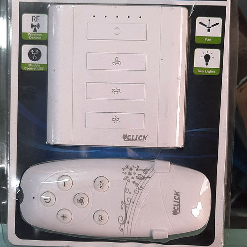 Click Remote Control Switch 2 Light 1 Fan
