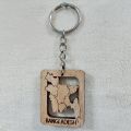Bangladesh Map Wooden Key Ring 1 Pcs.