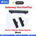 For Samsung Galaxy S10/S10 Plus Side Volume Button + Power ON / OFF, Bixby Buttton Key Set Replacement Parts.