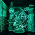 【Solitary waves】One Piece Zoro Luffy Nami Anime Night Lights Action Figure 3D LED Color Changing Toys Doll Usopp Sanji Chopper Hancock Xmas Gift. 