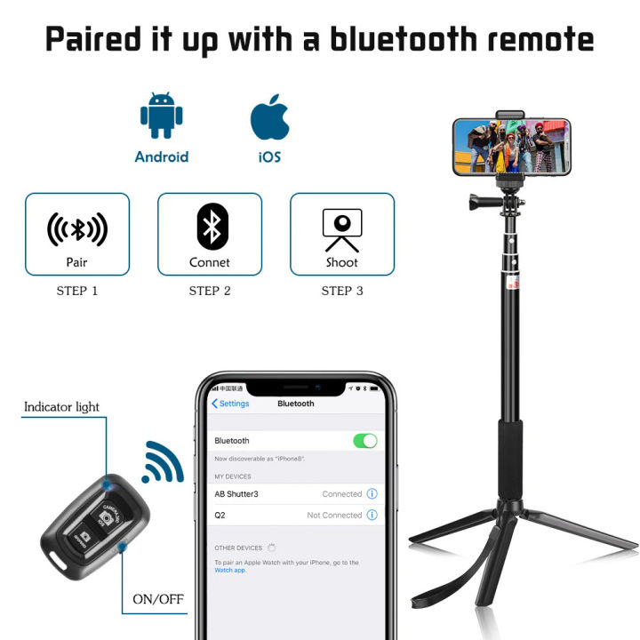 SH%20Table%20Floor%20Selfie%20Tripod%20For%20Phone%20Camera%20Stands%20Reflectors%20Photo%20Studio%20Video%20With%20Bluetooth%20Remote%20Control%20Shooting%20-%20Image%205