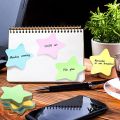 Sticky Notes STAR Shape 3×3 Inch 5 Colors 100 Sheets. 
