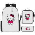Hello Elementary School Schoolbag Cute Kitty Children's Girls' Backpack KT Cat Lunch Bag.