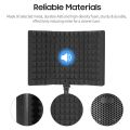 Microphone Isolation Shield with HighDensity SoundAbsorbing Sponge, 3Panel Foldable Windshield Mini Soundproof ?with Tripod Pop Filter and Microphone Sd for Studio Recording. 