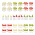 Portable Mini Sauce Bottle Box Squeeze Bottle Salad Dressing Ketchup Squeeze Jar Container Lunch Box Accessories. 