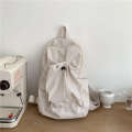 2024 New College Student Girls High Capacity Drawstring Folded Nylon Backpack for Women.
