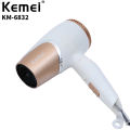 Kemei KM-6832 Essential DryCare Foldable Hair Dryer for Women.
