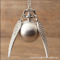Harry Potter Gold Snitch Pocket Watch Souvenir Girls Student Kids Boys Small Pendant Delicate Necklace Vintage. 