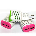 Mobile Adapter 2.1A/5V Dual Port (Only Adapter). 