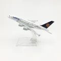 【Hengli jewelry story】scale airplane model Lufthansa A380 German Airbus Model Children Gift. 