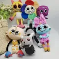 Dandy's World Plush Pebble Finn Flutter Dandys World Plushie Horror Game Soft Stuffed Cute Pillow Doll Toy For Children Gifts. 