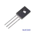2Pcs MJE340 MJE 340 E340 NPN Transistor 300V 5A 20W Electronic Power Transistor NPN Switch Mode Triode Bipolar Transistor TO-126 Package. 