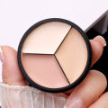 3 Colors Concealer Palette Eyeshadow Base Palette Matte Contour Concealer Covering For Dark Circles Concealer. 