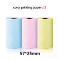 HD Mini Portable Printer Thermal Paper Universal 57mm Self-adhesive Paper Label Sticker For Phone Printing Picture Photo 2024.