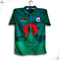 B-d Short Sleeve Collar Football Jersey for Man - Half Sleeve Polo - Bangladesh Fan Jersey 2026-27. 