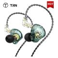 TRN MT1 HIFI 1DD Dynamic Metal in Ear Earphone Monitors (IEMs) with Mic. 