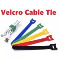 Velcro Cable Ties Nylon Reusable Computer Data Charger Organizer Tie Self Adhesive Storage Wire Tape. 