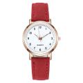Women Luminous Watch Fashion Casual Leather Belt Watches Simple Ladies' Small Dial Quartz Clock.