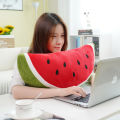 Lifelike Cute Watermelon Plush Toys Doll Stuffed Plant Cushions Kawaii Cartoon Fruits Pillow Soft Toy for Children Birthday Gift. 