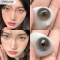 OVOLOOK-1 Pair/2pcs Lenses Bubble Series Contact Lenses for Eyes Fashion Natural Pupils Beauty Color Lens Eyes Myopia Yearly Use. 