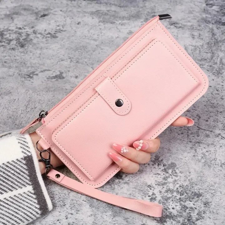 New%20Bag%20Women's%20Long%20Multifunctional%20Zipper%20Multi-slot%20Hand%20Hold%20Buckle%20Zipper%20Student%20Purse%20-%20Image%202