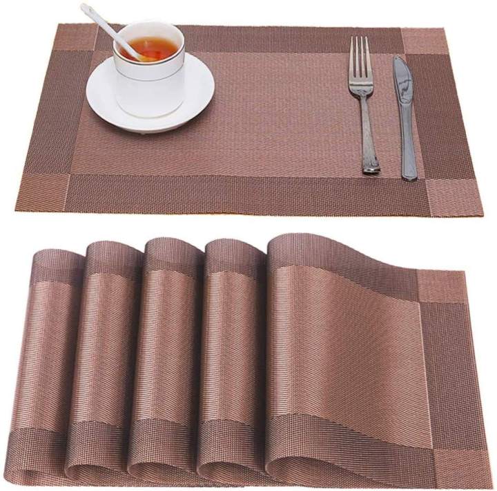 6%20Dinning%20Table%20Mat%20With%201%20Runner%20(6+1=7%20Pcs)%20Table%20Mats%20Set%20-%20PVC%20-%20Image%203