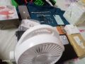 JOYKALY YG-729 Portable Rechargeable LED Light AC/AD Electronic Fan with 8" inches High Speed Blade. 