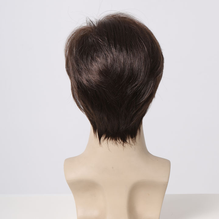 ALAN%20EATON%20Men's%20Dark%20Brown%20Synthetic%20Wig%20Natural%20Short%20Layered%20Wig%20Pixie%20Cut%20Hair%20Heat%20Resistant%20Fiber%20Fluffy%20Full%20Wig%20for%20Male%20-%20Image%204