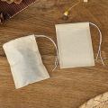 100Pcs/Lot Tea Bag Filter Paper Bags Empty Drawstring Teabags for Herb Tea. 