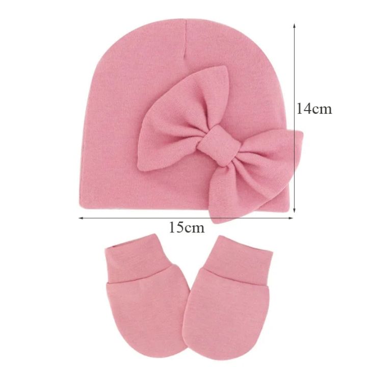 Baby%20Girl%20Hat%20Gloves%20Set%20Cotton%20Newborn%20Beanie%20for%20Girls%20Accessories%20Baby%20Cap%20Toddler%20Infant%20Bonnet%20Hats%20New%20Born%20Gift%20-%20Image%202