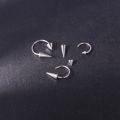 ZS 16G Cone Septum Ring Stainless Steel Horseshoe Nose Piercing Spike Lip Rings Black Color Tragus Helix Earring Body Jewelry. 