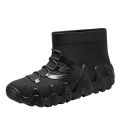 Cross-border short tube fashion men's waterproof shoes galoshes kitchen work rain boots rain boots anti-slip overshoes Korean version foreign trade wear.