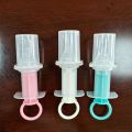 Silicone head Baby medicine feeder liquid silicone pacifier medicine feeder anti-choking syringe water feeder -1pcs.
