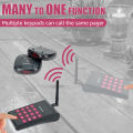 Retekess TD161 Wireless Calling System Pagers for Restaurant Buzzer System 500M with Bracket Battery Backup Support History Query 10 Pagers for Food Truck Food Court. 