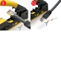 All In One RJ45 Cable Stripper Pressing Clamp Tongs Hand Tool Network Tools Network pliers Pliers Crimper RJ45 Pliers Cable Connector.