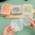 Kitchen Portable Food Grade Plastic Crisper Refrigerator Meat Compartment Frozen Sub-Packed Box Food Storage Container.