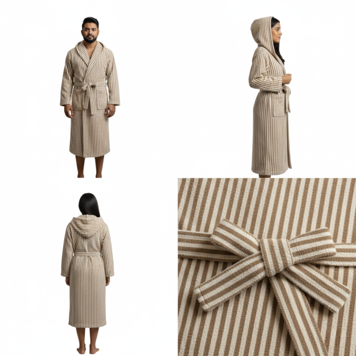 Luxury%20Cotton%20Bathrobes%20%E2%80%93%20100%25%20Terry%20Cotton%20%20Soft%20&%20Absorbent%20SPA%20&%20Home%20Robes%20with%20Hood,%20Belt%20&%20Pockets%20Striped%20Collection%20-%20Image%206