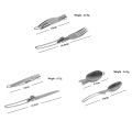 TARKA Stainless Steel Foldable Fork Knife Utensils Spoon Set Outdoor Camp Picnic Slice Tableware Hiking Tourist Cooking Supplies. 
