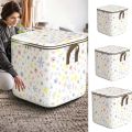 With Durable Handle Clothes Storage Bins Cute Teddy Bear Foldable Wardrobe Sorting Storage Bucket Clothes Organizer.
