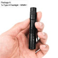 Portable High Power Led Flashlights Mini Edc Torch Pocket Pen Light Self Defense Lanterns AAA Battery Flashlight Camping Fishing. 