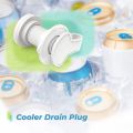 3Pack Replacement Drain Plug for Coolers, 1.5 Inch Shaft Length, Includes Gasket and Drain Cap. 