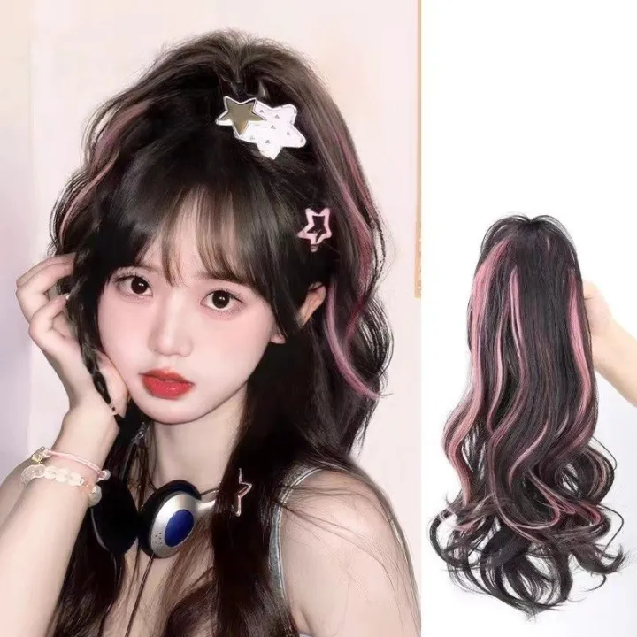 Synthetic%20Claw%20Clip%20Ponytail%20Hair%20Extensions%20Short%20Curly%20Natural%20Tail%20False%20Hair%20For%20Women%20Horse%20Tail%20Highlights%20Hair%20Claw%20Bayline%20-%20Image%202