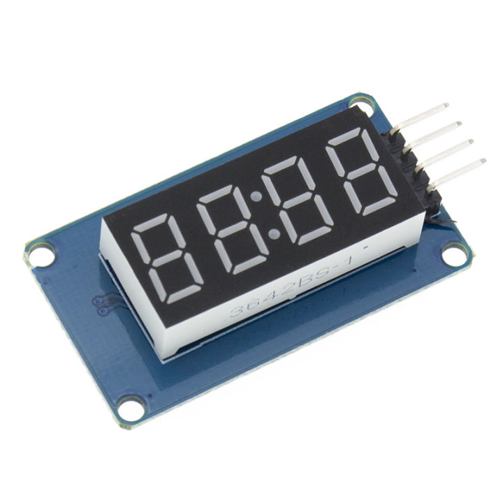 TM1637%204%20Bits%20Digital%20LED%20Display%20Module%20For%20Arduino%207%20Segment%200.36%20Inch%20Clock%20RED%20Anode%20Tube%20Four%20Serial%20Driver%20Board%20Pack%20-%20Image%203