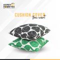 Cotton Cushion Cover, Black & White, (20"x20"), Only Cover, 1 Pcs. 