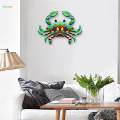 2x Metal Wall Art Decor Decorative Sculpture for Garden Fence Bathroom. 