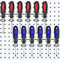 Peg board accesorries-4 x Pegboard Hook-Black. 