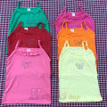 6 Pieces Set Multi Color girls Tank Top by any color / girl tops and tees.