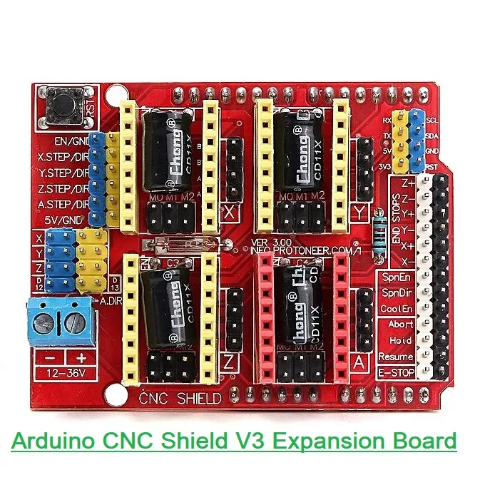 Arduino%20Compatible%20CNC%20Shield%20V3%20For%20DC%20Motor%20Driver%20Engraving%20Machine%203D%20Printer%20A4988%20Driver%20Expansion%20Board%20-%20Image%202