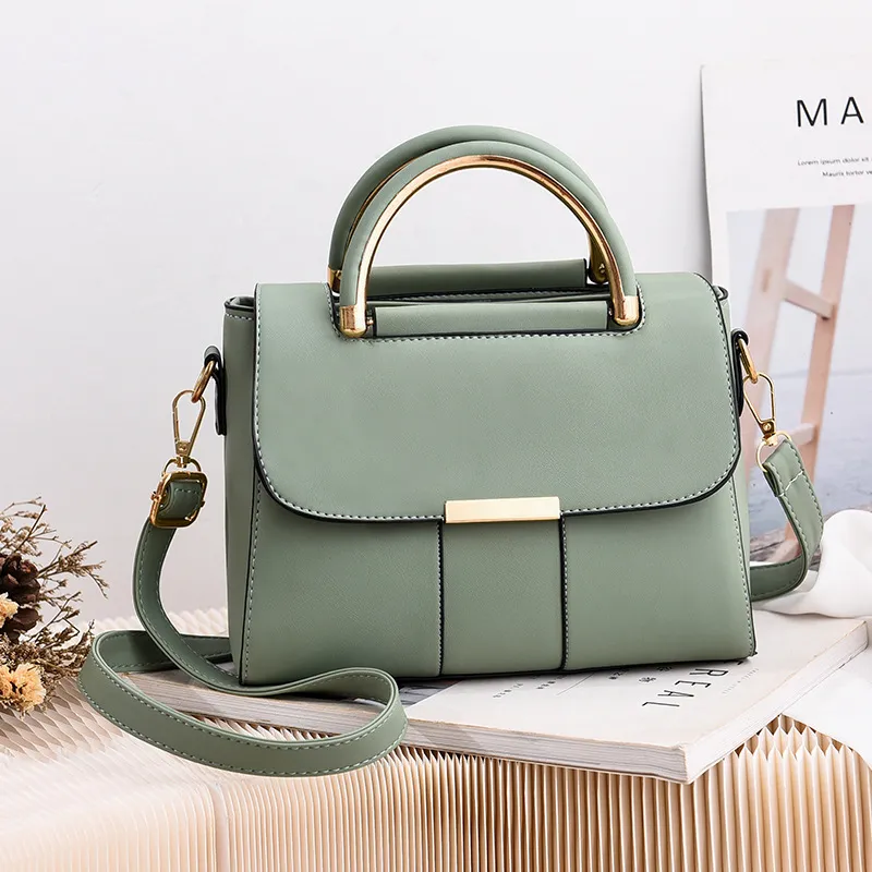 Simple Handbag For Women PU Leather Shoulder Bag Fashion Small